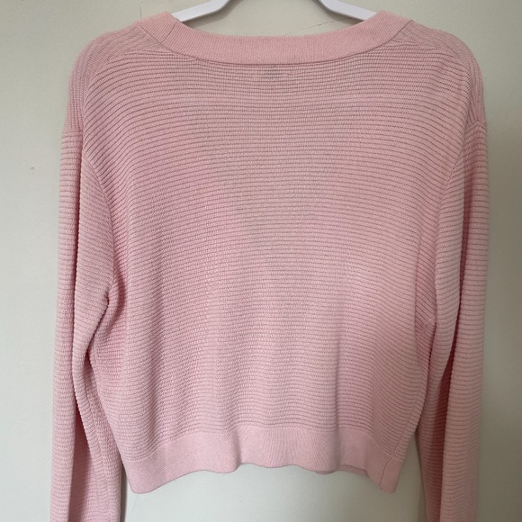 Pink Wilfred Light Cropped Cardigan - Picture 5 of 5